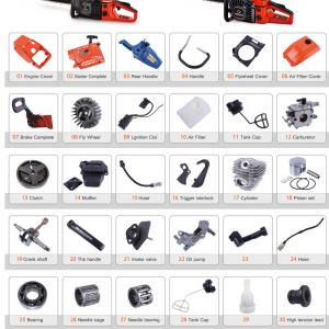 chain saw 4500 spare part  chain saw 4500 spare part